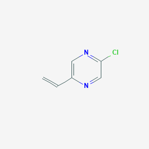 molecular formula C6H5ClN2 B13643531 2-Chloro-5-vinylpyrazine 