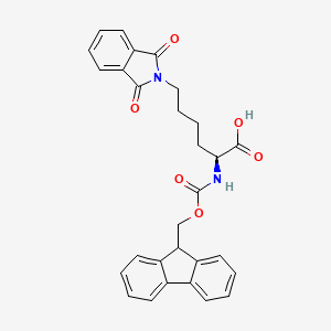 (S)-2-((((9H-Fluoren-9-yl)methoxy)carbonyl)amino)-6-(1,3-dioxoisoindolin-2-yl)hexanoic acid