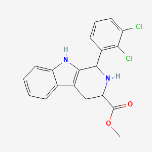 molecular formula C19H16Cl2N2O2 B1364355 methyl 1-(2,3-dichlorophenyl)-2,3,4,9-tetrahydro-1H-pyrido[3,4-b]indole-3-carboxylate 