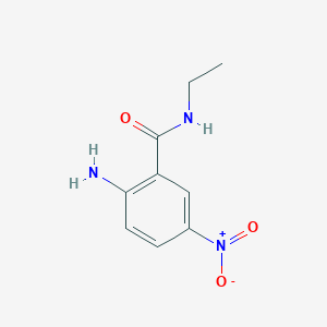 molecular formula C9H11N3O3 B13643666 2-amino-N-ethyl-5-nitrobenzamide CAS No. 32212-31-0