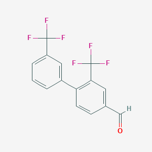 2,3'-Bis(trifluoromethyl)-[1,1'-biphenyl]-4-carbaldehyde