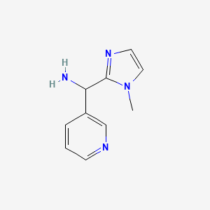 (1-methyl-1H-imidazol-2-yl)(pyridin-3-yl)methanamine