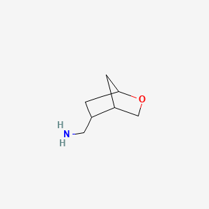 molecular formula C7H13NO B13643690 2-Oxabicyclo[2.2.1]heptan-5-ylmethanamine 