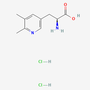 (S)-2-Amino-3-(5,6-dimethylpyridin-3-yl)propanoic acid dihydrochloride