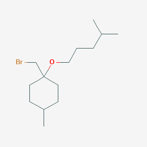 1-(Bromomethyl)-4-methyl-1-((4-methylpentyl)oxy)cyclohexane