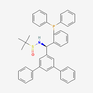 N-[(R)-(3,5-diphenylphenyl)-(2-diphenylphosphanylphenyl)methyl]-2-methylpropane-2-sulfinamide