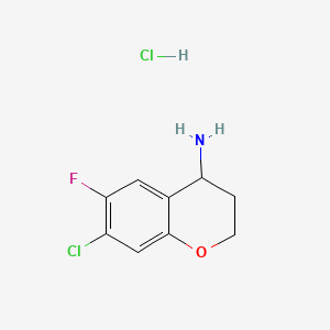 7-Chloro-6-fluorochroman-4-amine hydrochloride