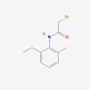 molecular formula C11H14BrNO B1364381 2-溴-N-(2-乙基-6-甲基苯基)乙酰胺 CAS No. 70529-06-5
