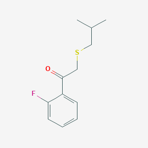 1-(2-Fluorophenyl)-2-(isobutylthio)ethan-1-one