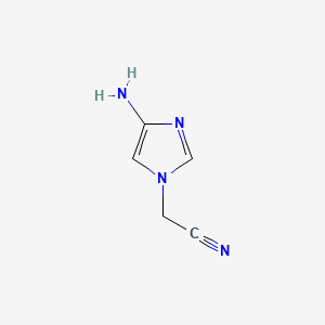 1H-Imidazole-1-acetonitrile, 4-amino-