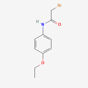molecular formula C10H12BrNO2 B1364383 2-bromo-N-(4-ethoxyphenyl)acetamide CAS No. 34325-71-8