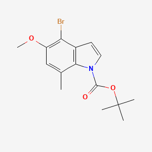 tert-Butyl 4-bromo-5-methoxy-7-methyl-1H-indole-1-carboxylate