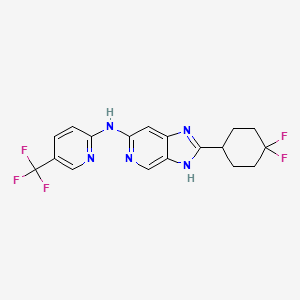 2-(4,4-difluorocyclohexyl)-N-(5-(trifluoromethyl)pyridin-2-yl)-3H-imidazo[4,5-c]pyridin-6-amine