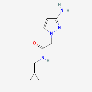 2-(3-Amino-1h-pyrazol-1-yl)-N-(cyclopropylmethyl)acetamide