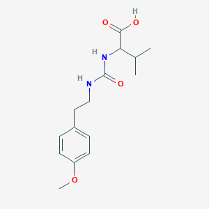 2-({[2-(4-Methoxyphenyl)ethyl]carbamoyl}amino)-3-methylbutanoic acid