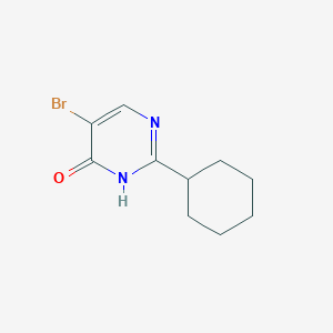 5-Bromo-2-cyclohexylpyrimidin-4(3h)-one