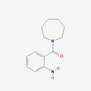 molecular formula C13H18N2O B136440 2-(1-氮杂环甲酰基)苯胺 CAS No. 159180-54-8