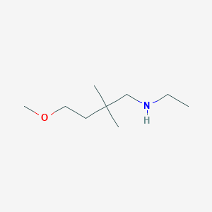 N-ethyl-4-methoxy-2,2-dimethylbutan-1-amine