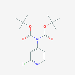 tert-Butyl (tert-butoxycarbonyl)(2-chloropyridin-4-yl)carbamate