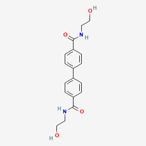 N4,N4'-Bis(2-hydroxyethyl)-[1,1'-biphenyl]-4,4'-dicarboxamide