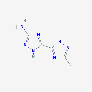 2',5'-Dimethyl-1h,2'h-[3,3'-bi(1,2,4-triazol)]-5-amine