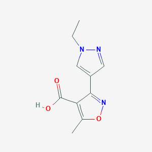 3-(1-Ethyl-4-pyrazolyl)-5-methylisoxazole-4-carboxylic Acid