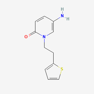 5-Amino-1-(2-(thiophen-2-yl)ethyl)pyridin-2(1h)-one