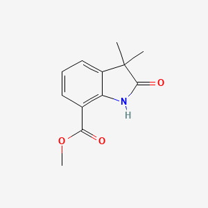 Methyl 2,3-dihydro-3,3-dimethyl-2-oxo-1H-indole-7-carboxylate