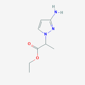 Ethyl 2-(3-amino-1h-pyrazol-1-yl)propanoate