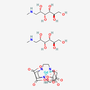 2-[bis[2-[bis(carboxylatomethyl)amino]ethyl]amino]acetate;gadolinium(3+);hydron;(2R,3R,4R,5S)-6-(methylamino)hexane-1,2,3,4,5-pentol