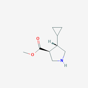 Rac-methyl (3r,4r)-4-cyclopropylpyrrolidine-3-carboxylate