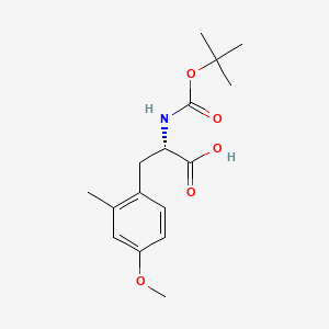 (S)-2-((tert-Butoxycarbonyl)amino)-3-(4-methoxy-2-methylphenyl)propanoic acid