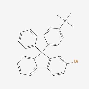 2-Bromo-9-(4-(tert-butyl)phenyl)-9-phenyl-9H-fluorene