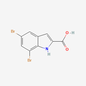 5,7-dibromo-1H-indole-2-carboxylic Acid