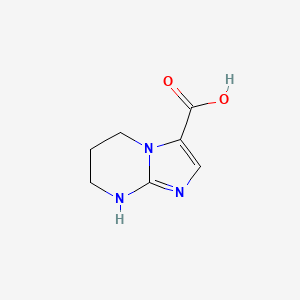 5H,6H,7H,8H-imidazo[1,2-a]pyrimidine-3-carboxylic acid