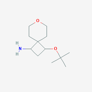 3-(Tert-butoxy)-7-oxaspiro[3.5]nonan-1-amine