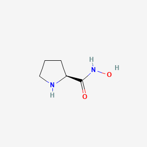 molecular formula C5H10N2O2 B13644510 (S)-N-hydroxypyrrolidine-2-carboxamide 