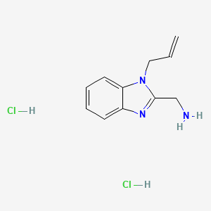 [(1-Allyl-1h-benzimidazol-2-yl)methyl]amine dihydrochloride