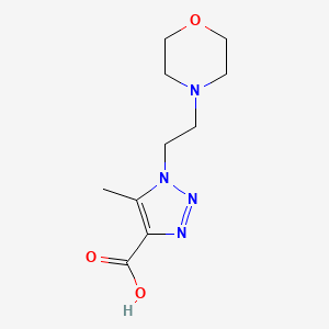 5-Methyl-1-(2-morpholinoethyl)-1h-1,2,3-triazole-4-carboxylic acid