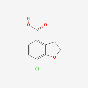 7-Chloro-2,3-dihydrobenzofuran-4-carboxylic acid