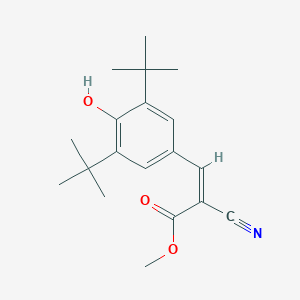 Methyl 2-cyano-3-(3,5-di-tert-butyl-4-hydroxyphenyl)prop-2-enoate