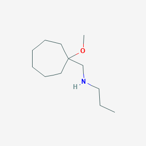 n-((1-Methoxycycloheptyl)methyl)propan-1-amine