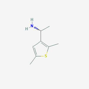 (R)-1-(2,5-Dimethylthiophen-3-yl)ethan-1-amine