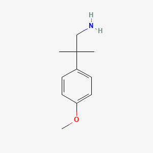 molecular formula C11H17NO B1364475 2-(4-Methoxyphenyl)-2-methylpropan-1-amine CAS No. 51558-25-9