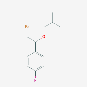 1-(2-Bromo-1-isobutoxyethyl)-4-fluorobenzene