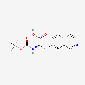 (R)-2-((tert-Butoxycarbonyl)amino)-3-(isoquinolin-7-yl)propanoic acid