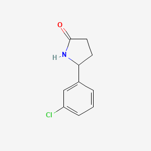 5-(3-Chlorophenyl)pyrrolidin-2-one