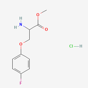 methyl O-(4-fluorophenyl)serinate hydrochloride