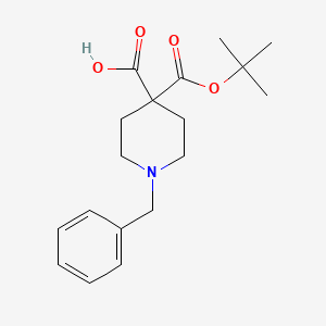 1-Benzyl-4-(tert-butoxycarbonyl)piperidine-4-carboxylic acid