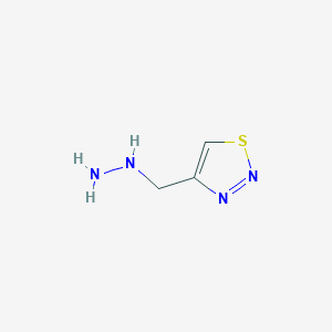 4-(Hydrazinylmethyl)-1,2,3-thiadiazole